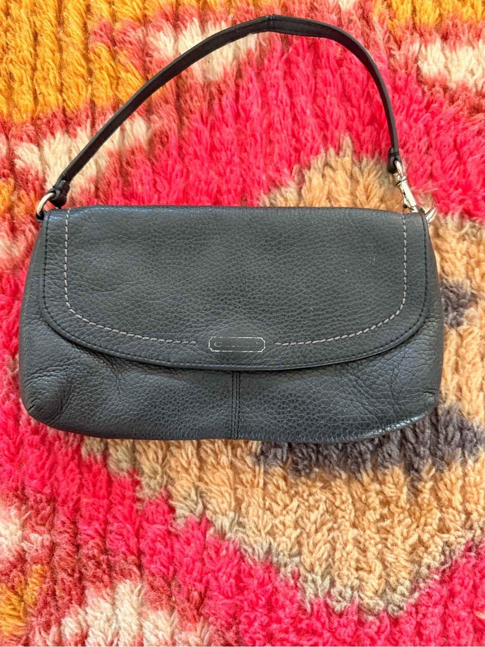 Vintage coach leather satchel wallet bag
